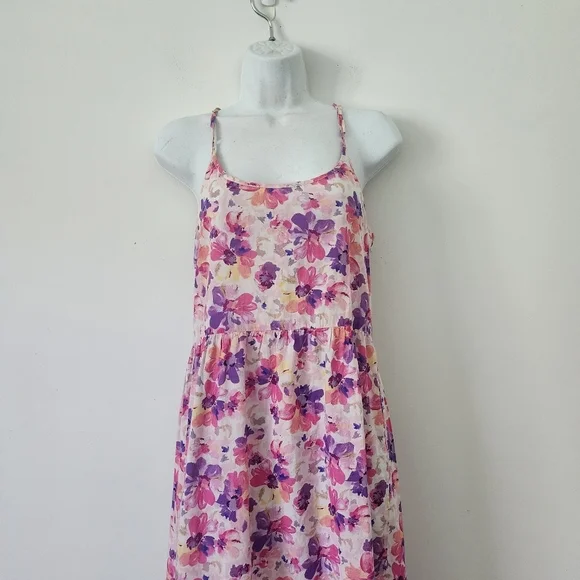 LoveShackFancy Faraday Floral-Print Slip Maxi Dress Size Medium - Picture 4 of 14